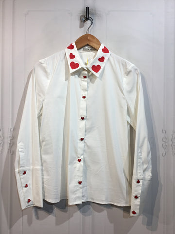 alice & olivia Size M/8-10 White & red Tops