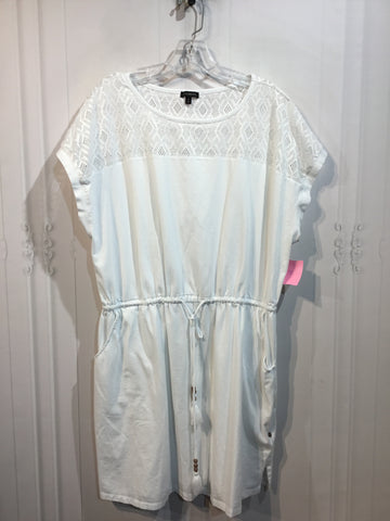 Talbots Size XL/16-18 White Cover Up