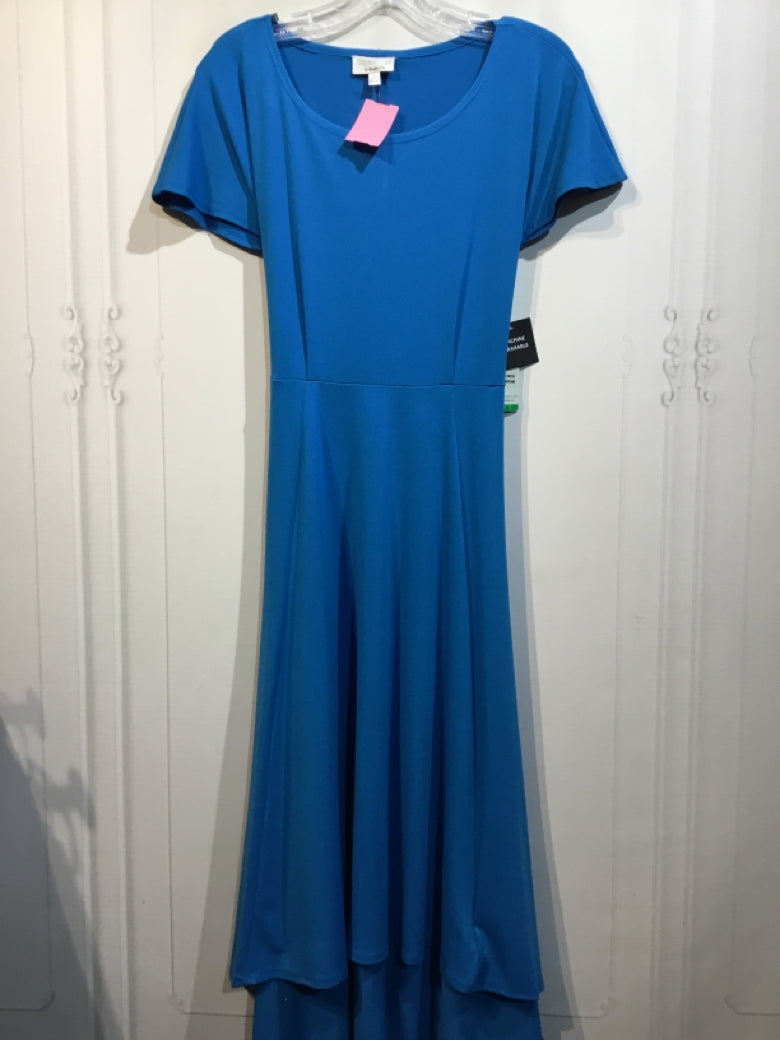 NWT Signature by Robbie Bee Size Large Blue DRESS/1 PIECE