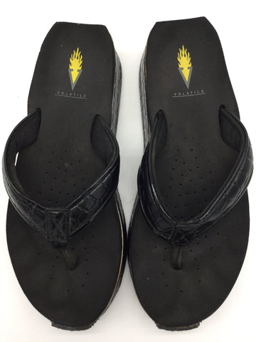 Volatile Size 9 Black Sandals
