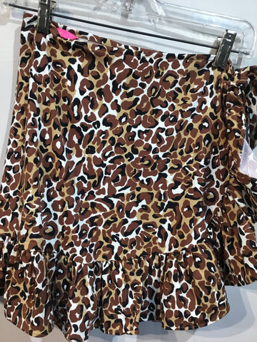 Lilly Pulitzer Size XXS/XS White/Brown/Black Cover Up