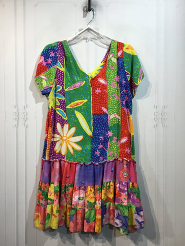 JAMS World Size L/12-14 Multi-Color Dress
