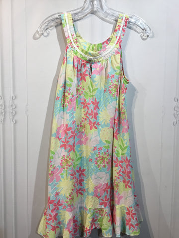 Lilly Pulitzer Size S/4-6 Pink/Green/HoneyDew/Blue Dress