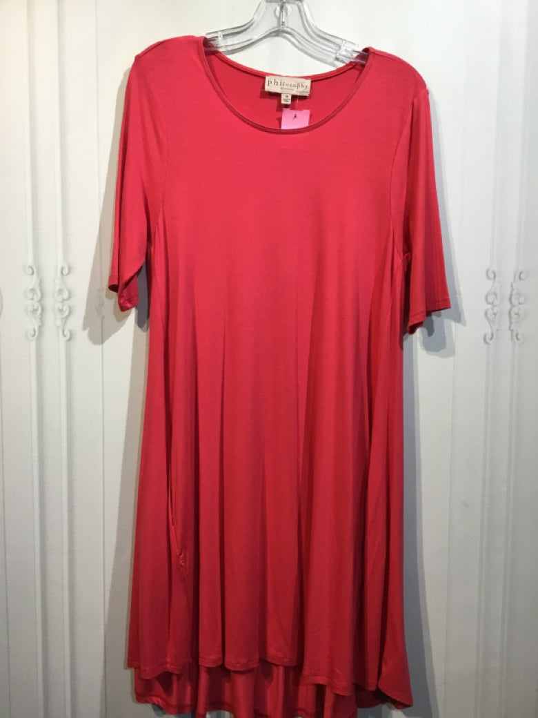 philosophy red dress Polka Dot Print Mini Dress