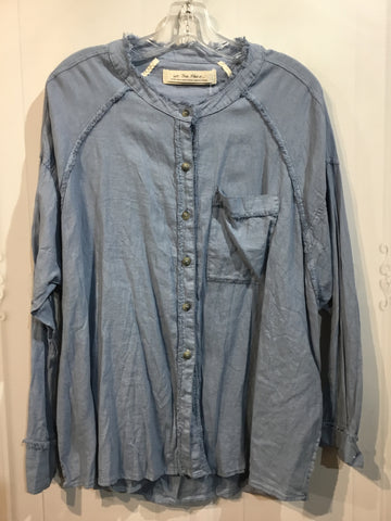 We The Free Size S/4-6 Mayflower Blue Tops