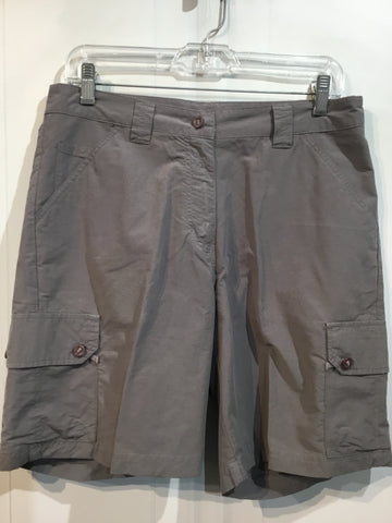 Woolrich Size M/8-10 Grey/Taupe Shorts