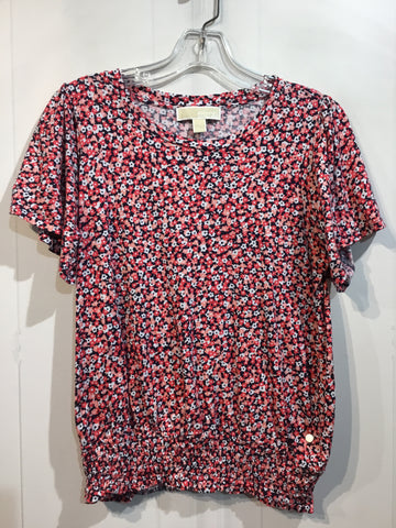 MICHAEL Michael Kors Size S/4-6 Navy/White/Peach/Coral Tops