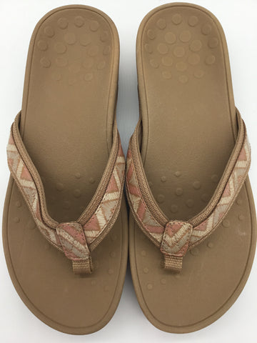 vionic Size 7 Beige & Mauve Sandals