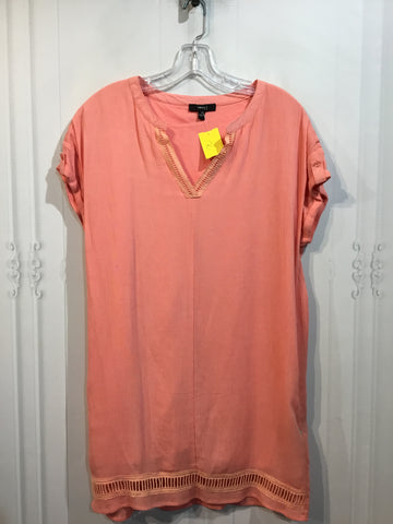 Very J Size S/4-6 Peachy Coral Cover Up