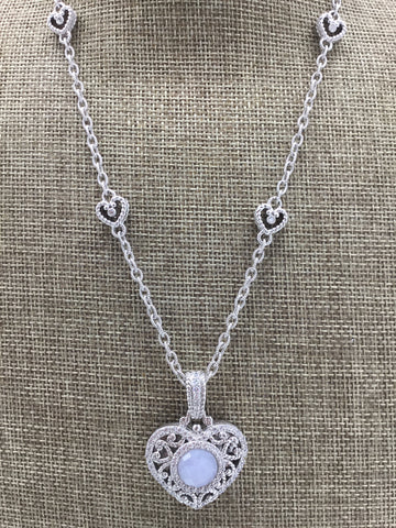 Judith Ripka Silver & White Necklaces