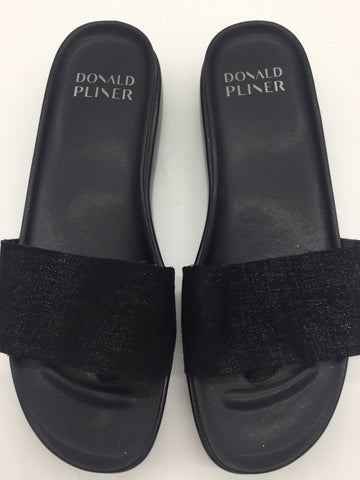 Donald Pliner Size 9 Black Sandals