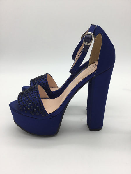 Madison By Shoedazzle Size 7 Navy Heels