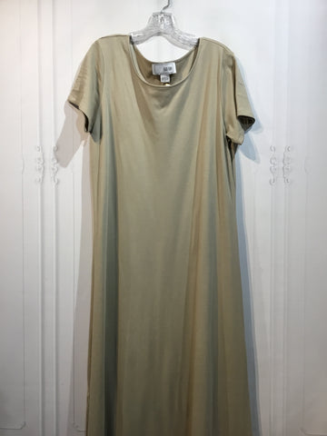 Joan Vass Size 3X/22-24 Beige Dress