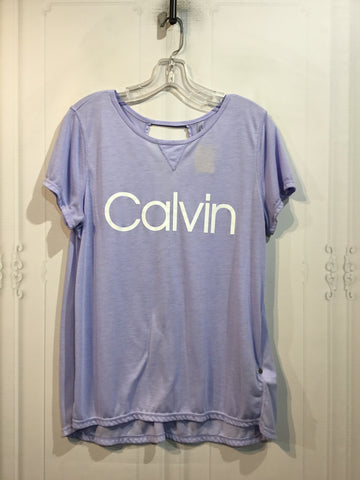 Calvin Klein Performance Size L/12-14 Lavender Athletic Wear