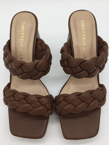 Sincerley Jules Size 6.5 Brown Sandals