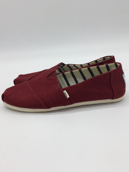 Toms Size 8 Dark Red Shoes