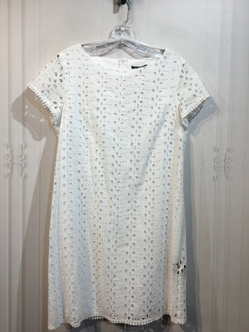 Roz & Ali Size MP/8-10P White Dress