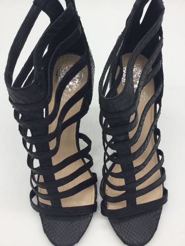 VINCE CAMUTO Size 8.5 Black Sandals