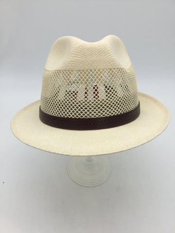 Freedom Hats By American Hat Makers Size One Size Cream & Brown Hats