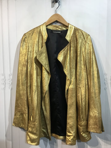 Diane vonFurstenberg Size S/4-6 Gold Blazer