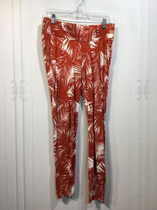 MAMA By H & M Size S/4-6 Rust & White Print Maternity