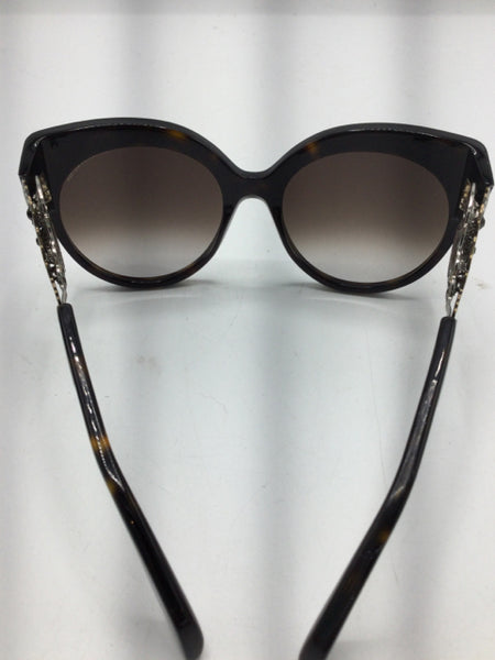 Alexander McQueen Size One Size Brown/Brass/Silver Sunglasses