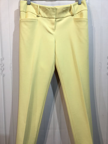 The Limited Size XS/0-2 Pastel Yellow Capris/Crop