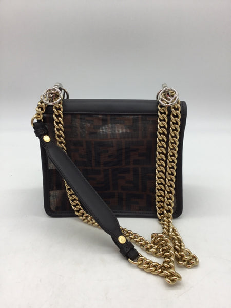LUXURY FENDI Size Small Black Purses/Wallets