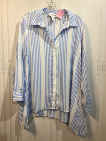 Peck & Peck Size Medium Blue Tops