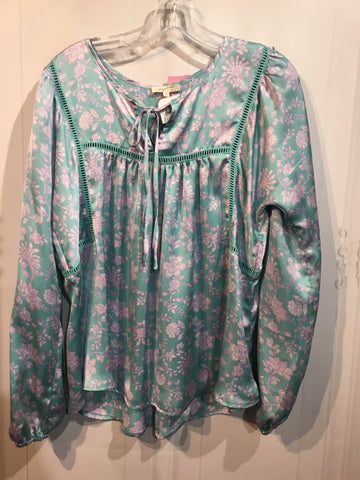 Mystree Size Medium Blue Tops