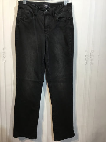 NYDJ Size M/8 Black Bottoms