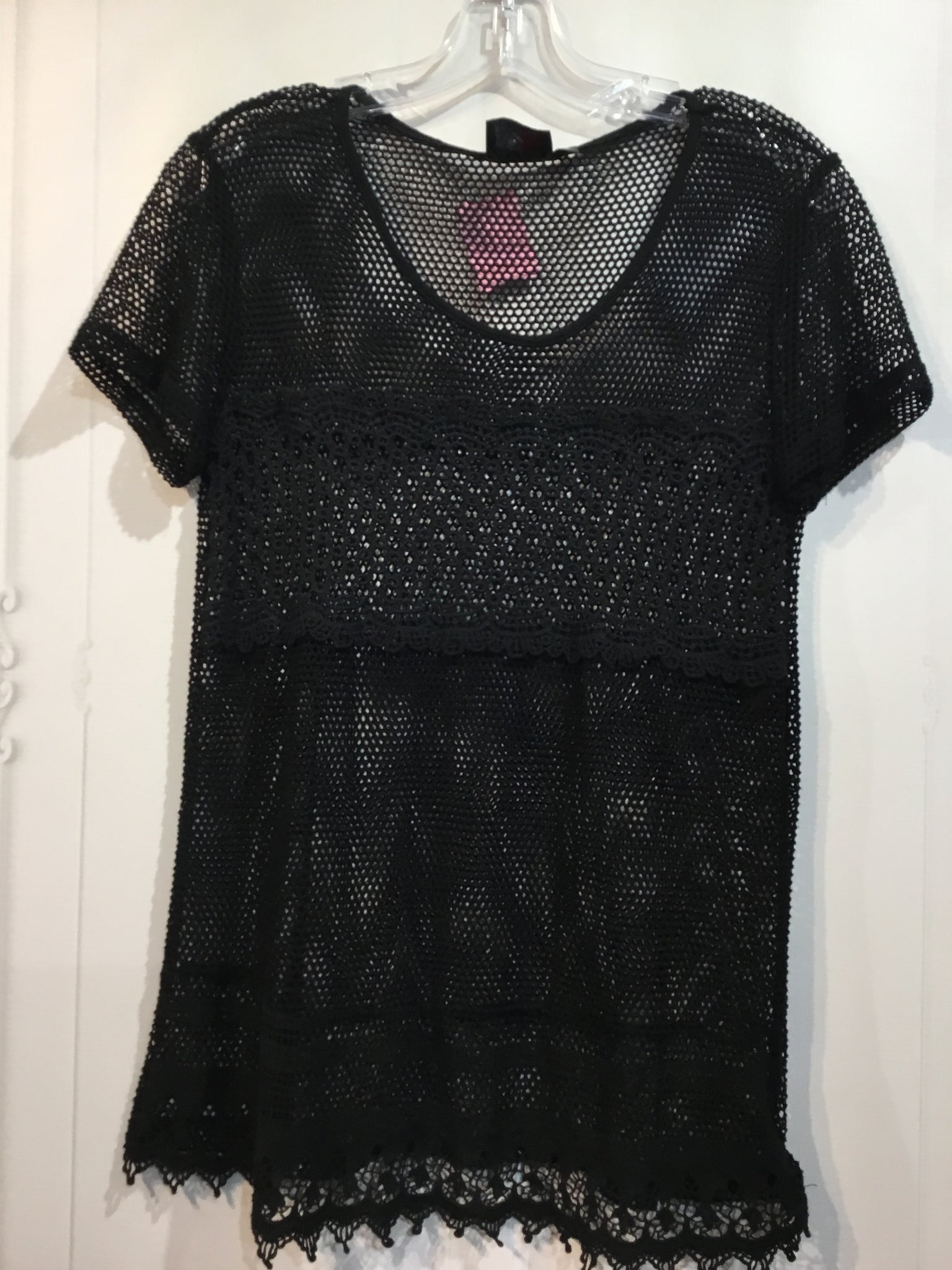 MM Couture Size Large Black Tops