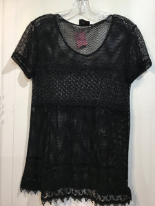 MM Couture Size Large Black Tops