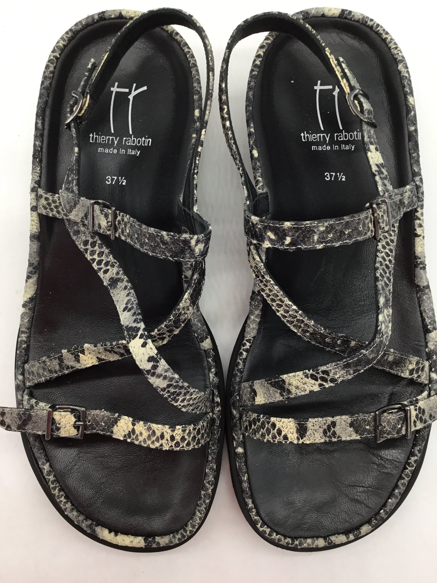 LUXURY Thierry Rabotin Size 7 Black Shoes