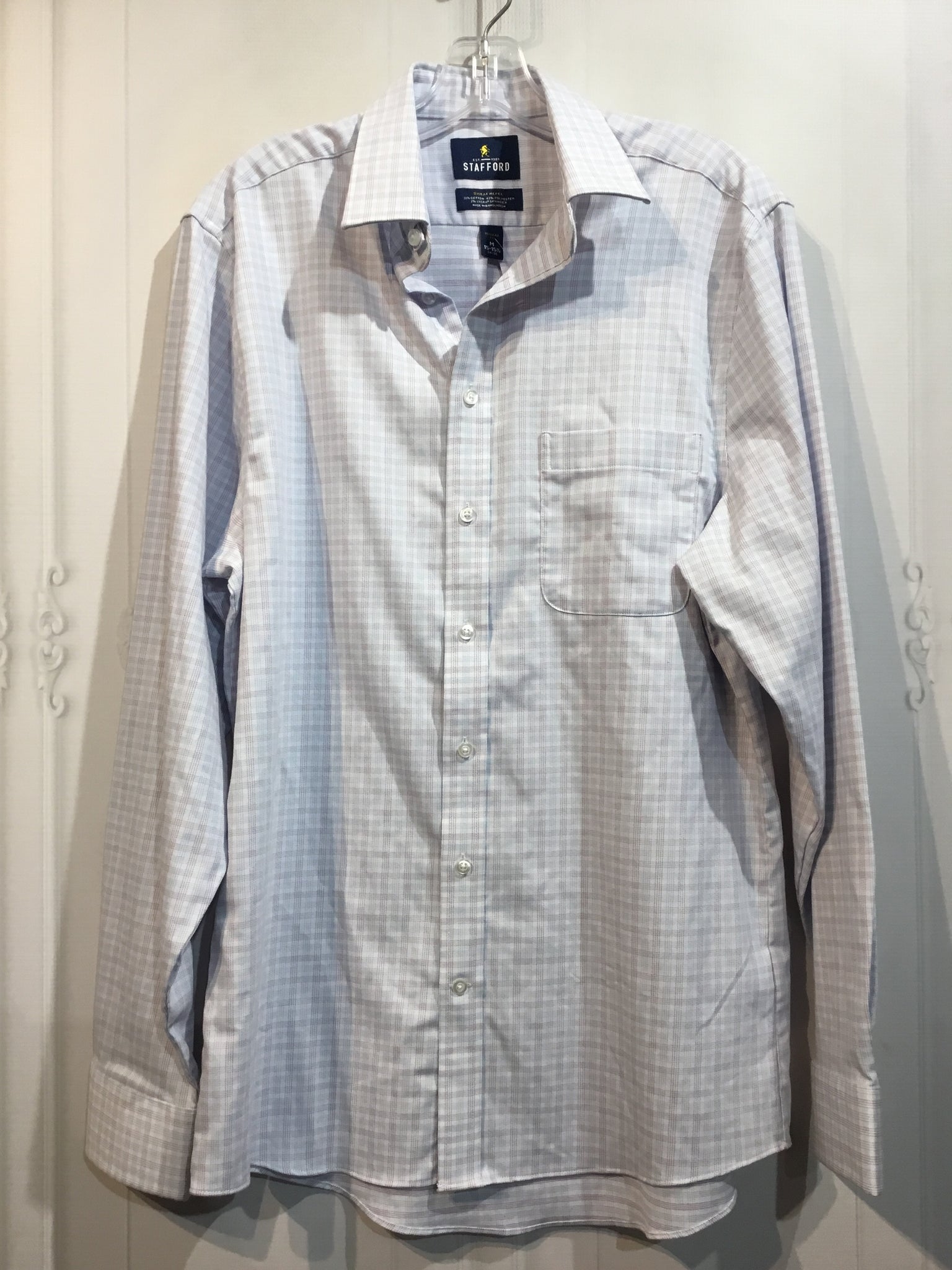 Stafford Size Medium White Men's