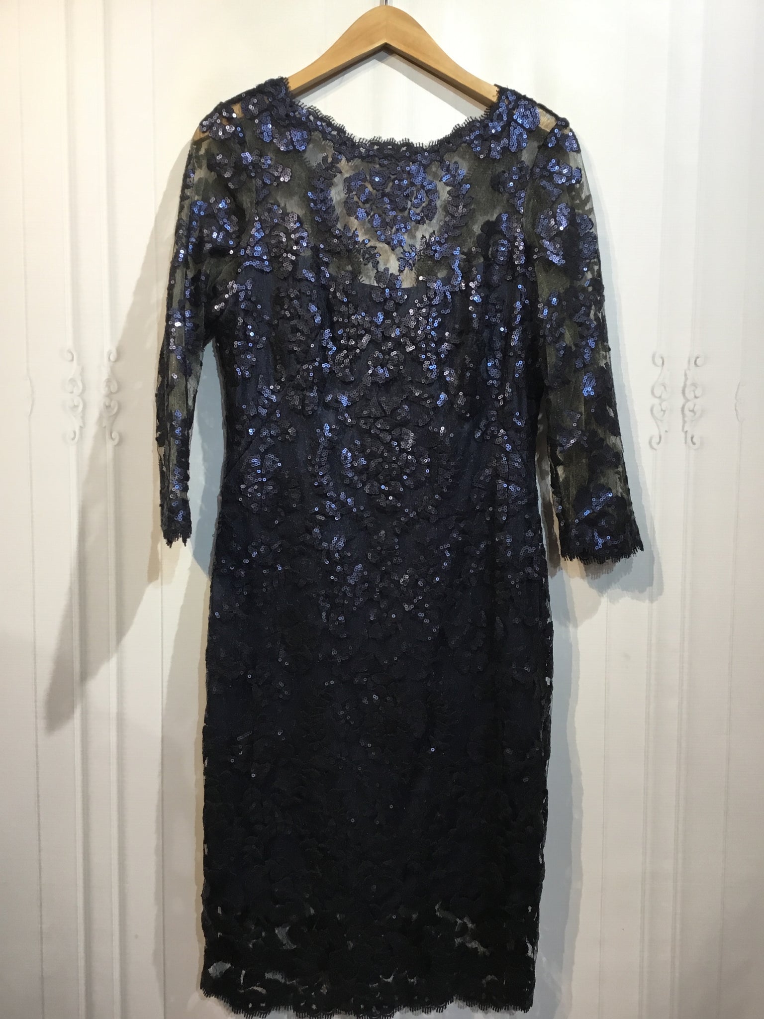 Tadashi shoji Size M/10 Blue DRESS/1 PIECE