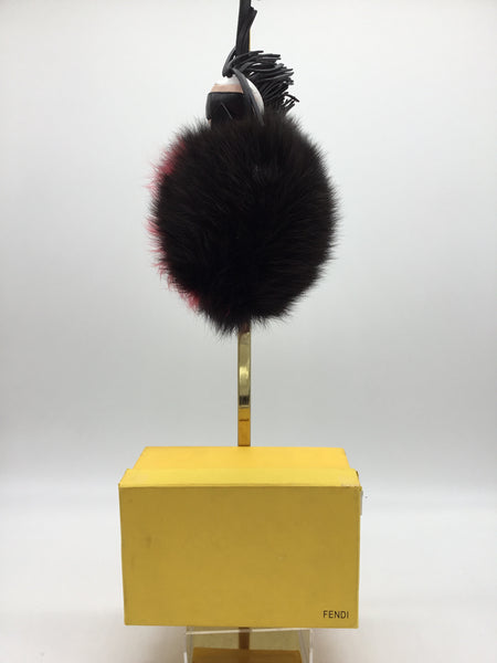 FENDI Black Purse Charm