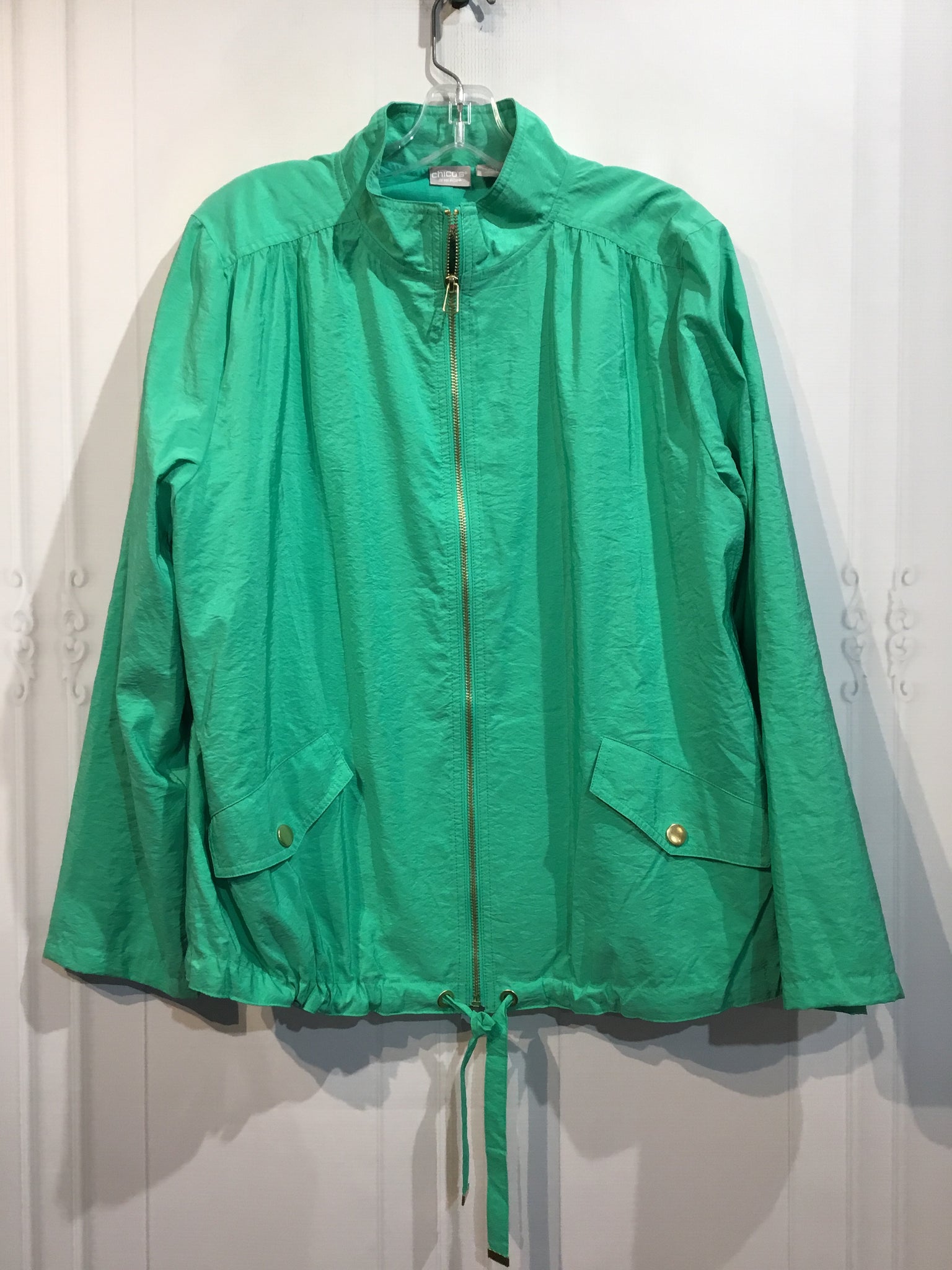 CHICO'S Size XL/16 Green Tops