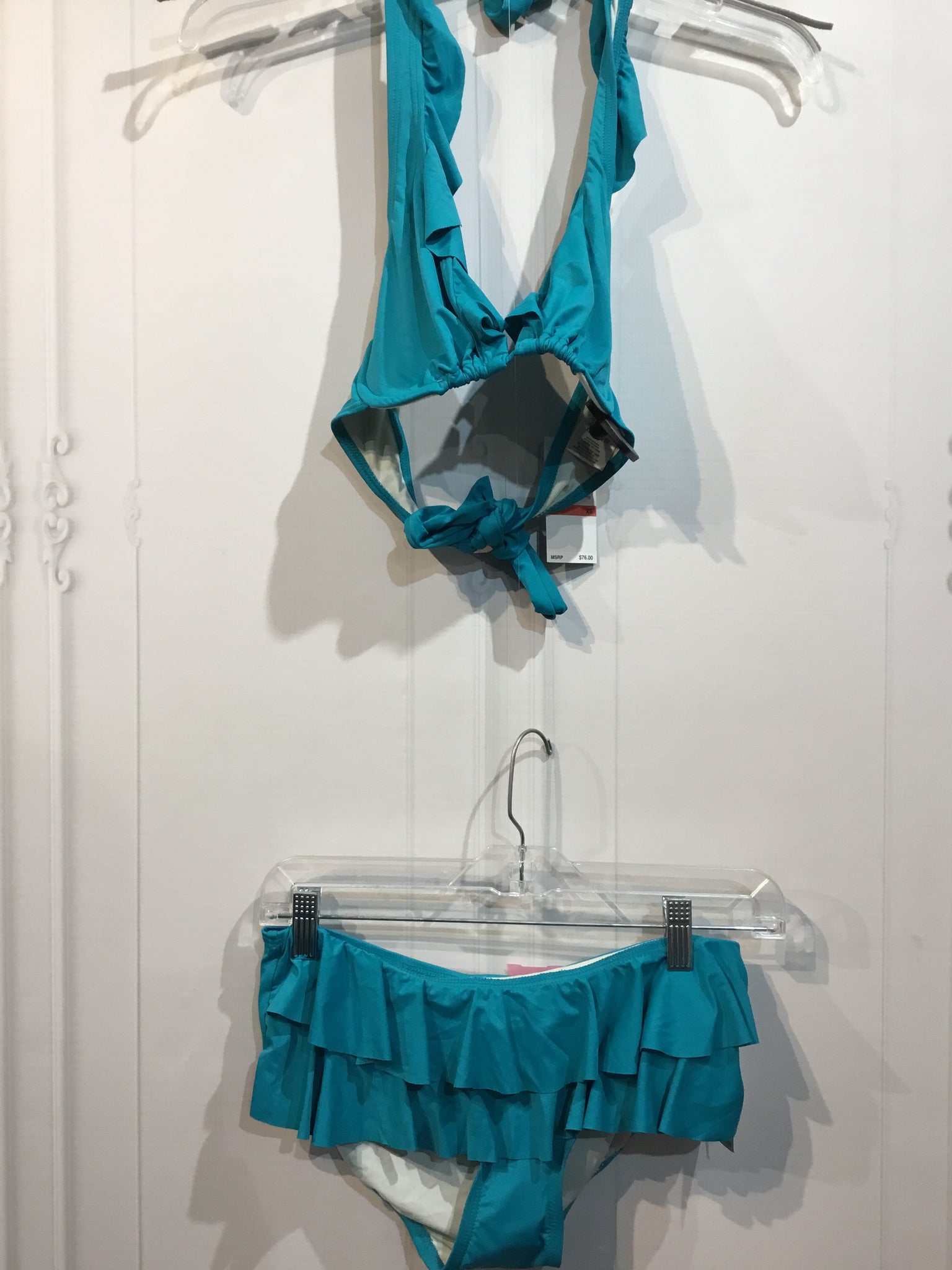 MICHAEL Michael Kors Size Extra Small Blue SWIMWEAR/COVER UP