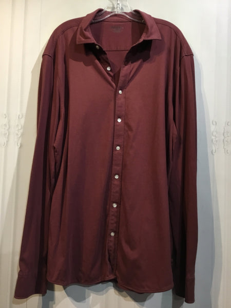 Untuckit Size 2X Red Men's