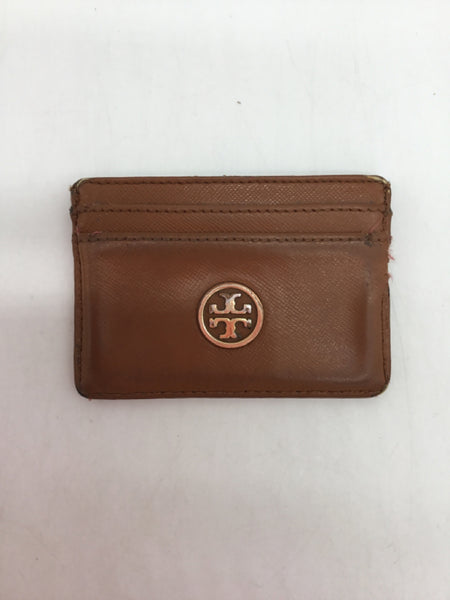 LUXURY Tory Burch Size Extra Small Brown Purses/Wallets