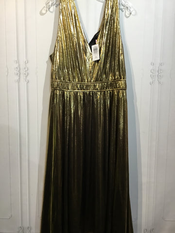 NWT - Torrid Size 3X/22-24 Gold DRESS/1 PIECE
