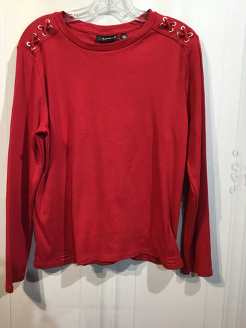 Rafaella Size Large Red Tops