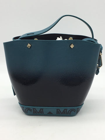 LUXURY MCM Size Small Blue Purses/Wallets