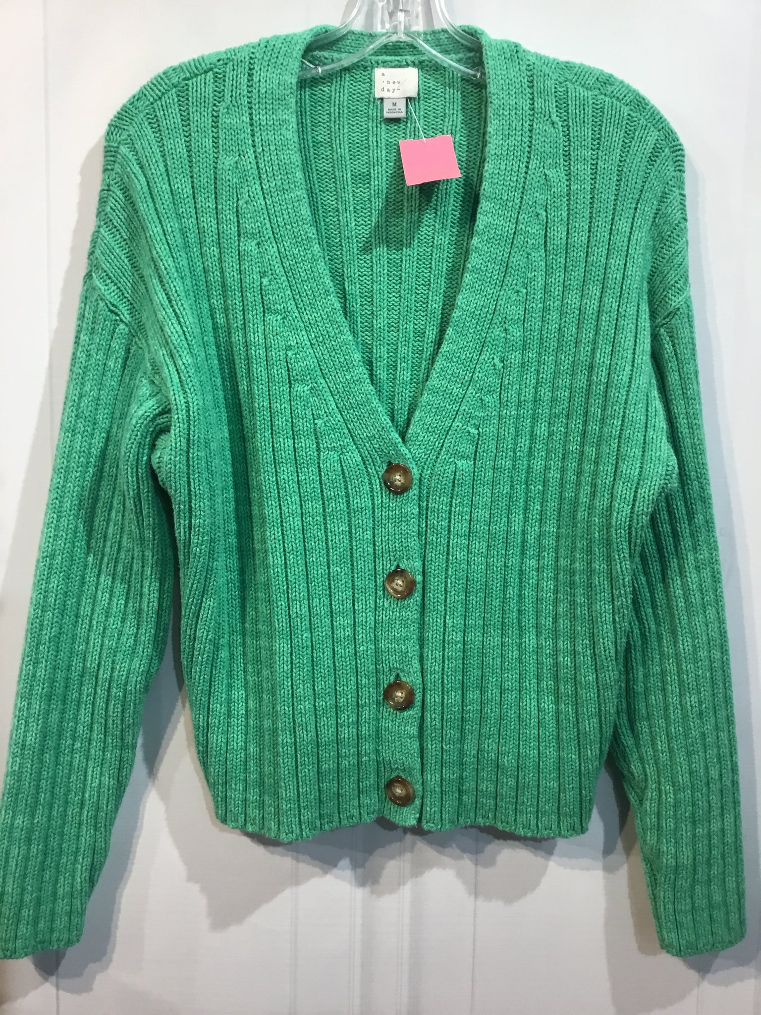 A New Day Size Medium Green Tops