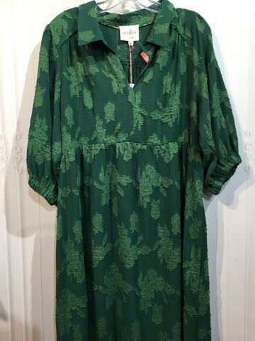 NWT Umgee Size Large Green DRESS/1 PIECE