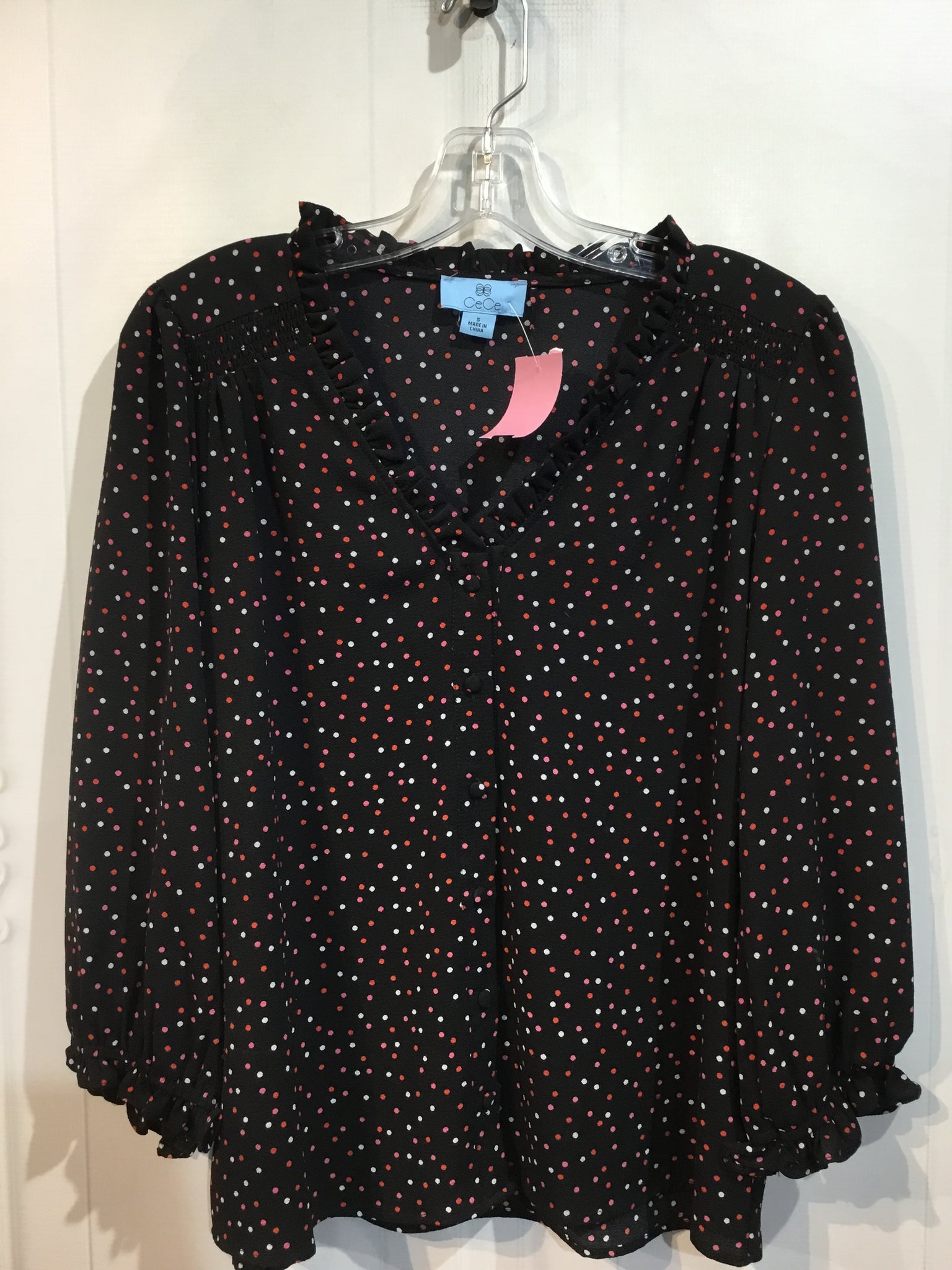 CECE Size Small Black Tops