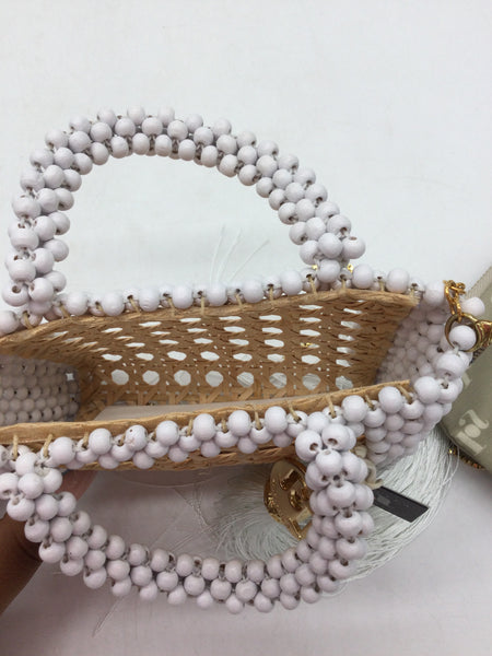 LUXURY Rosantica Size Extra Small Beige Purses/Wallets
