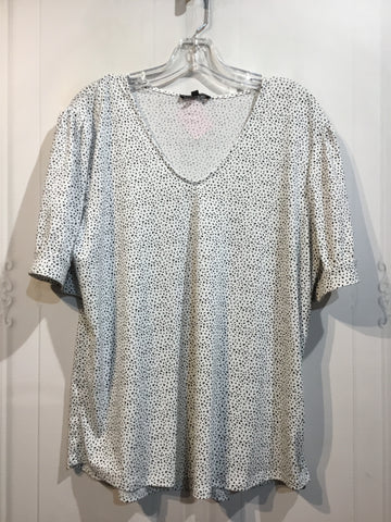 Adrianna Papell Size Extra Large White Tops