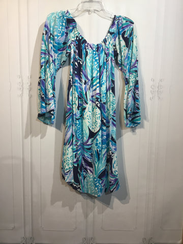 Lilly Pulitzer Size M Blue DRESS/1 PIECE
